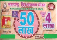 Maharashtra State Din Bumper Lottery Result 07-05-2024