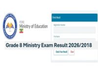 Grade 8 Ministry Exam Result 2018/ 2026