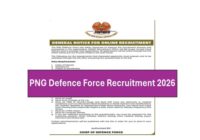 PNG Defence Force Recruitment 2026 Intake