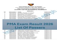 PMA exam result 2026 Philippine Military Academy
