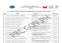May 2026 CPALE Results Passers List PRC LECPA Result