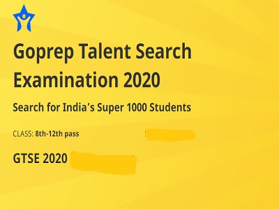 GTSE Goprep Talent Search Examination Results