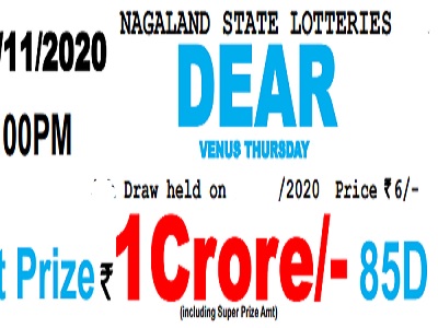 nagaland Dear venus Lottery Results