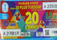 Punjab Dear 20 Plus Lottery Result