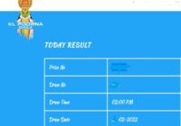 KL Poorna Daily Results 2022