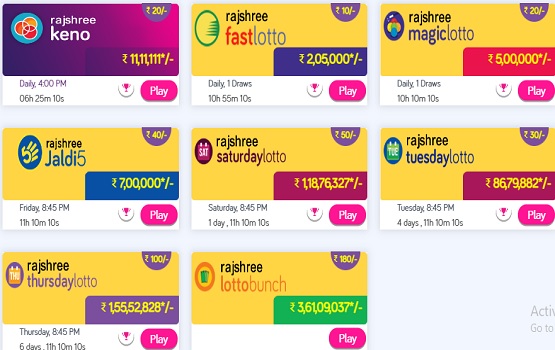 Rajshree Lotto Results 2022- 2023