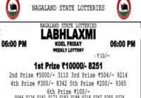 Nagaland Labhlaxmi Weekly Lottery Results 2022 4 PM & 6 PM