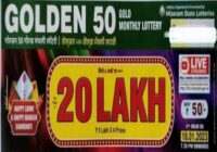 Mizoram Golden 50 Gold Monthly Lottery Result 18-01-2023