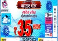 Maharashtra Gaurav monthly Lottery result 15-2-2023