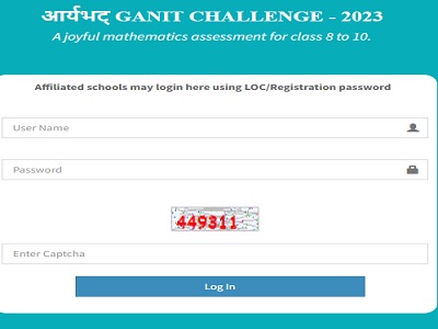 CBSE Aryabhata Ganit Challenge Answer key 2023
