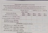 Maharashtra Ganpati Bumper Lottery Result 10-09-2025