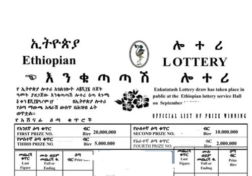 Enkutatash Lottery Results 2017/ 2025