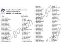 CSC PPT Results March 2026