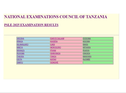 Matokeo Ya Darasa La Saba 2025/2026