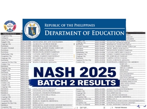 NASH 2025 Results Batch 2 List of Qualifiers
