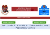 PNG Grade 10 & Grade 12 Results 2026