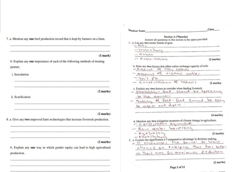 MSCE and JCE Question answers