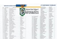 Philsca Admission Test Results 2026