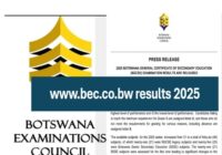 www.bec.co.bw results 2025