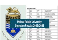 Malawi Public University Selection Results 2026