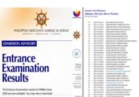 PMMA Entrance exam 2026 Results