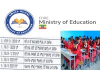 Ethiopia የ6ኛ የ8ኛ ክፍል ክልላዊ ፈተና ጊዜ ሰሌዳ 2018 EC/ 2026