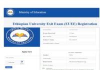 Exit Exam Registration 2018/ 2026 Ethiopia