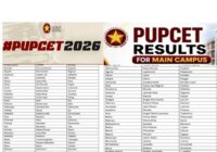 PUPCET 2026 Sta Mesa Main campus Qualifiers List