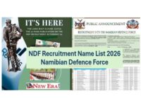 NDF Recruitment List June 2026