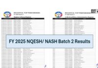 FY 2025 NASH Batch 2 Result