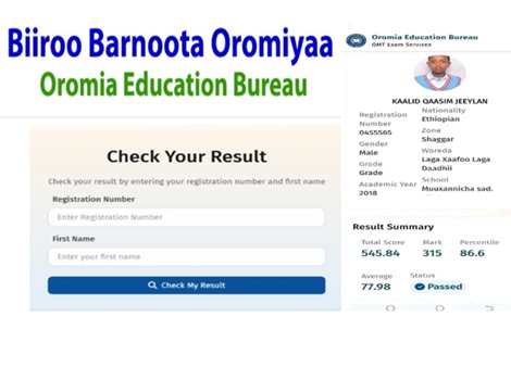 biiroo Barnoota Oromiyaa Kutaa 6 Bu'aa 2018 EC/ 2026