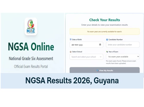 NGSA Results 2026 Guyana