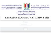 banadir Grade 8 Natiijada 2026