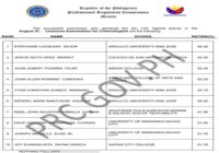 Results Of Criminology Board Exam August 2026 Philippines