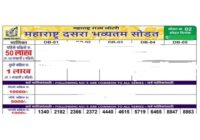 Maharashtra State Dasara Bumper Lottery Results 23-10-2026