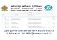 Aswesuma Household Namelist 2026
